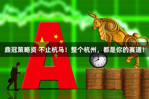 鼎冠策略资 不止杭马！整个杭州，都是你的赛道！